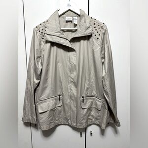 Zenergy by Chico’s lightweight studded jacket